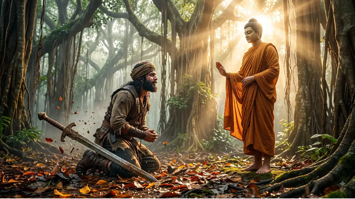 अंगुलीमाल आणि तथागत बुद्ध भेट - ऐतिहासिक प्रसंग